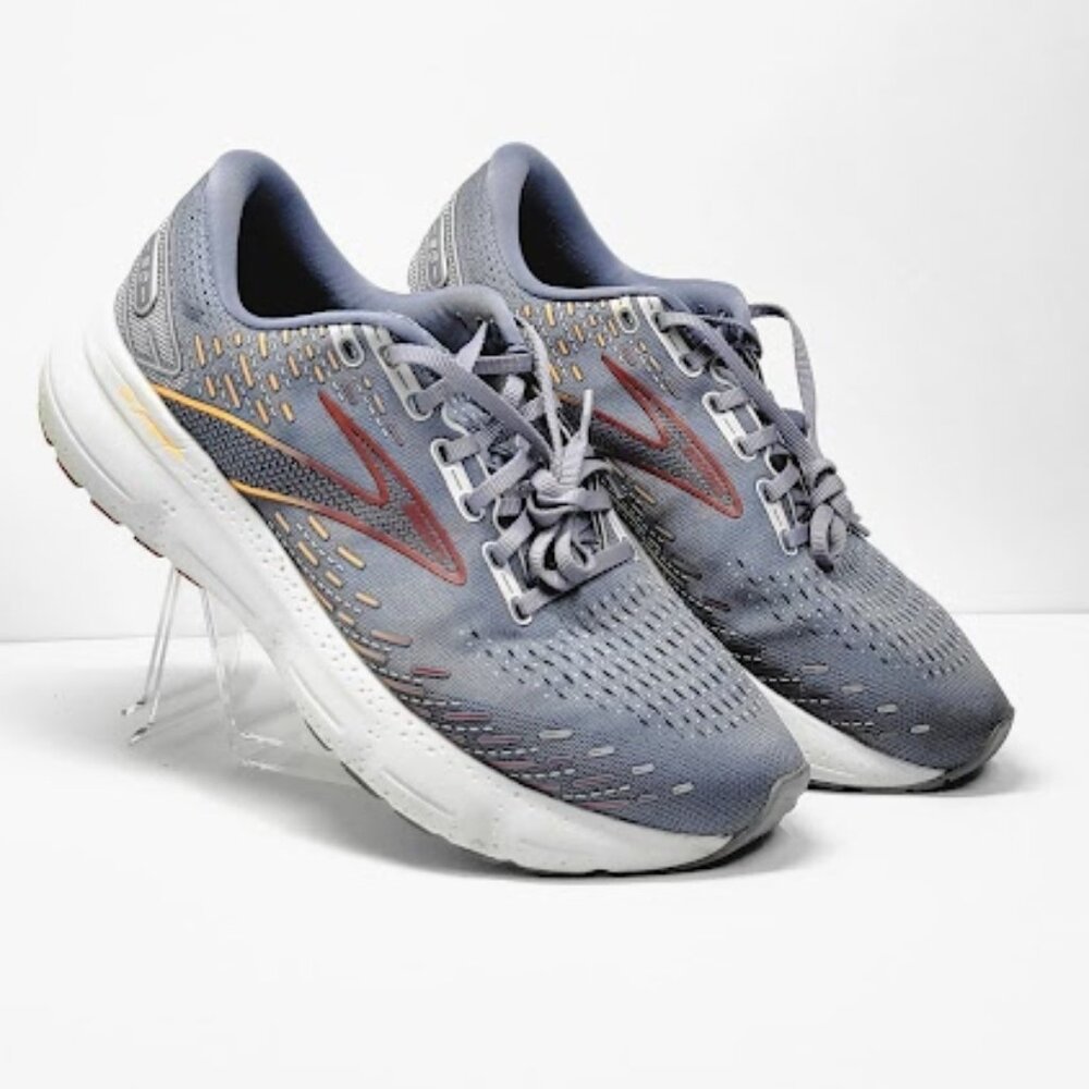 BROOKS MEN'S glycerin 20 running shoes gray Style 110382 Size 11 EUC